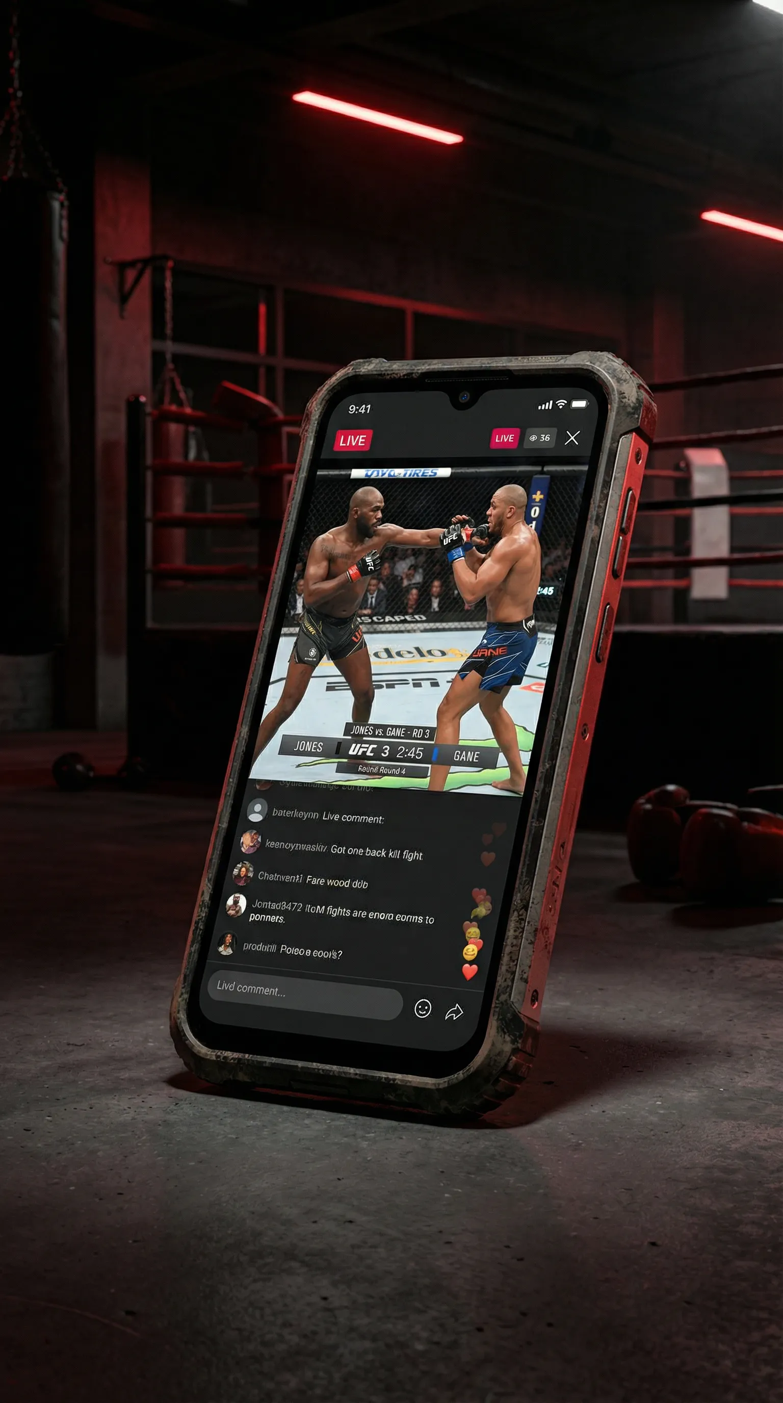 林师傅在首尔下载 移动端APP格斗直播界面